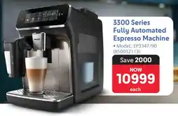 Makro Philips 3300 Series Fully Automated Espresso Machine offer