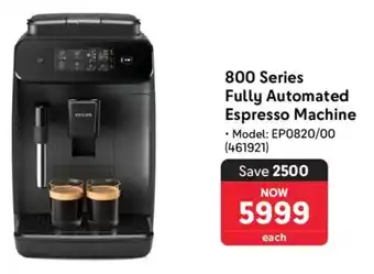 Philips 800 Series Fully Automated Espresso Machine