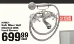 Build It Nandi Bath Mixer Wall Mounted With Hand Shower offer