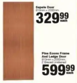 Build It Sapele Door offer