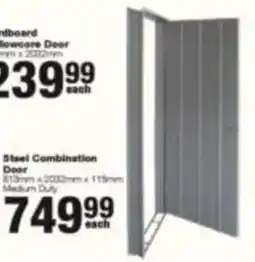 Build It Steel Combination Door offer