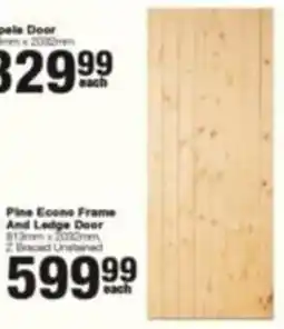 Build It Pine Econo Frame And Ledge Door offer