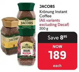 Makro Jacobs Krönung Instant Coffee offer