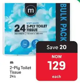Makro m 2-Ply Toilet Tissue offer