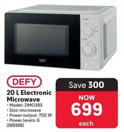 Makro Defy Electronic Microwave offer