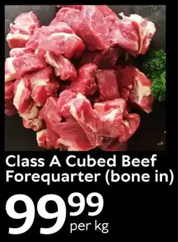 Oxford Freshmarket Class A Cubed Beef Forequarter offer