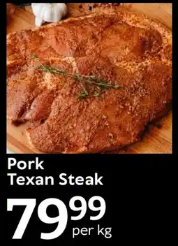 Oxford Freshmarket Pork Texan Steak offer