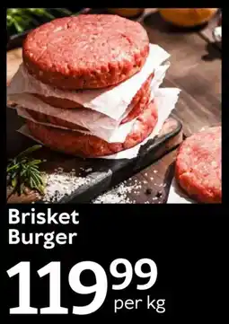 Oxford Freshmarket Brisket Burger offer