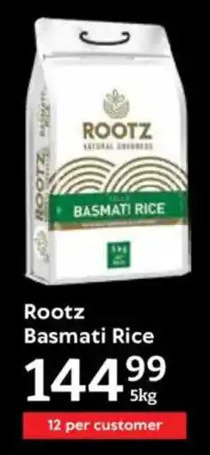 Oxford Freshmarket Rootz Basmati Rice offer