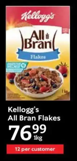 Oxford Freshmarket Kellogg's All Bran Flakes offer
