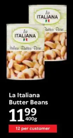 Oxford Freshmarket La Italiana Butter Beans offer