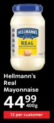 Oxford Freshmarket Hellmann's Real Mayonnaise offer