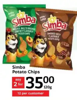 Oxford Freshmarket Simba Potato Chips offer