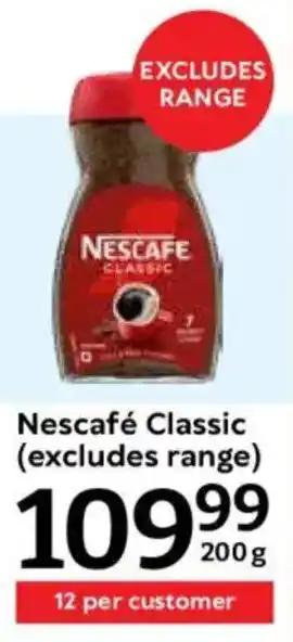 Oxford Freshmarket Nescafé Classic offer
