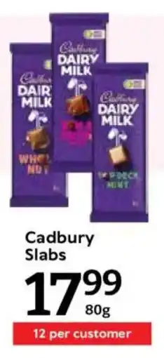 Oxford Freshmarket Cadbury Slabs offer