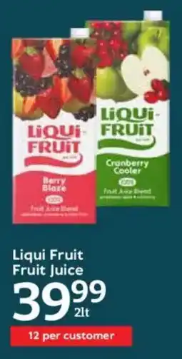 Oxford Freshmarket Liqui Fruit Fruit Juice offer