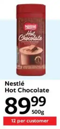 Oxford Freshmarket Nestlé Hot Chocolate offer