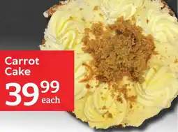 Oxford Freshmarket Carrot Cake offer
