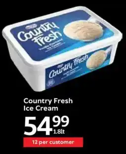 Oxford Freshmarket Country Fresh Ice Cream offer