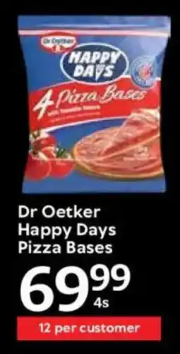 Oxford Freshmarket Dr Oetker Happy Days Pizza Bases offer