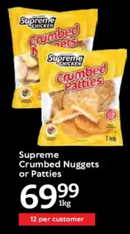 Oxford Freshmarket Supreme Crumbed Nuggets or Patties offer