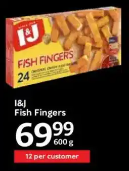 Oxford Freshmarket I&J Fish Fingers offer
