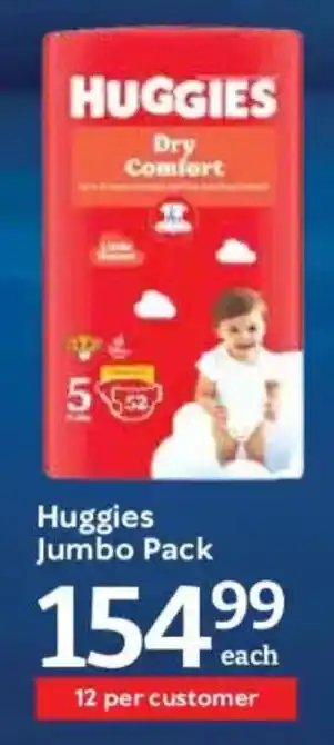 Oxford Freshmarket Huggies Jumbo Pack offer