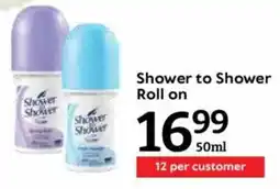Oxford Freshmarket Shower to Shower Roll on offer
