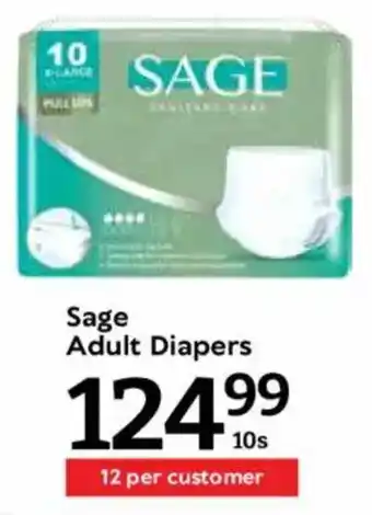 Oxford Freshmarket Sage Adult Diapers offer