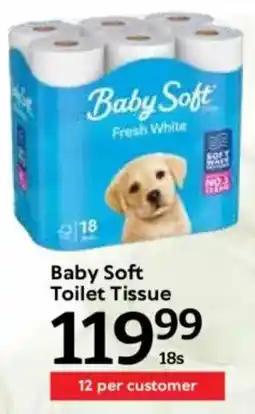 Oxford Freshmarket Baby Soft Toilet Tissue offer