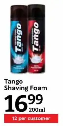 Oxford Freshmarket Tango Shaving Foam offer
