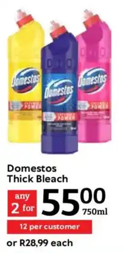 Oxford Freshmarket Domestos Thick Bleach offer