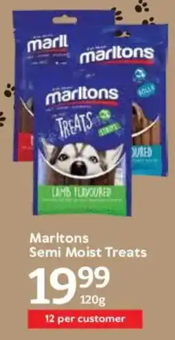 Oxford Freshmarket Marltons Semi Moist Treats offer