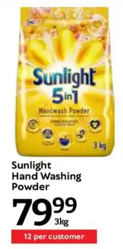 Oxford Freshmarket Sunlight Hand Washing Powder offer
