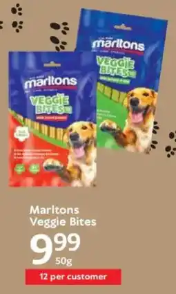 Oxford Freshmarket Marltons Veggie Bites offer