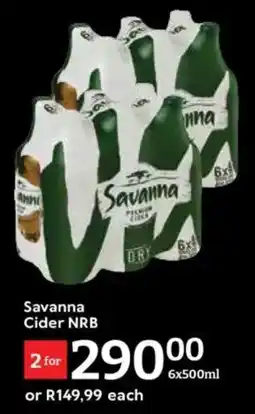 Oxford Freshmarket Savanna Cider NRB offer