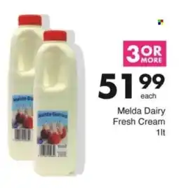 Save Hyper Melda Dairy Fresh Cream offer