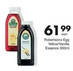 Save Hyper Robertsons Egg Yellow/ Vanilla Essence offer