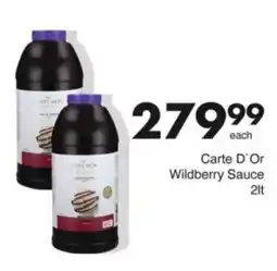 Save Hyper Carte D'Or Wildberry Sauce offer