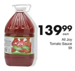 Save Hyper All Joy Tomato Sauce offer