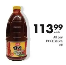Save Hyper All Joy BBQ Sauce offer