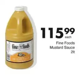 Save Hyper Fine Foods Mustard Sauce offer