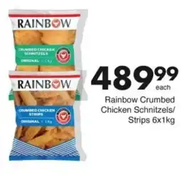Save Hyper Rainbow Crumbed Chicken Schnitzels/ Strips offer