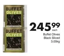 Save Hyper Buffet Olives Black Sliced offer