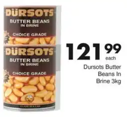 Save Hyper Dursots Butter Beans In Brine offer