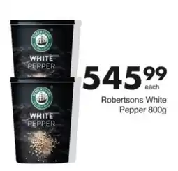 Save Hyper Robertsons White Pepper offer