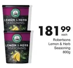 Save Hyper Robertsons Lemon & Herb Seasoning offer