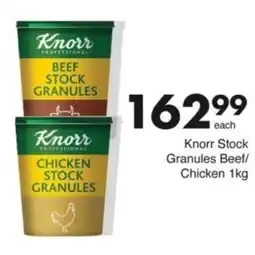 Save Hyper Knorr Stock Granules Beef/ Chicken offer