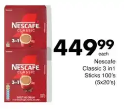 Save Hyper Nescafe Classic 3in1 Sticks offer