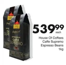 Save Hyper House Of Coffees Caffe Supremo Espresso Beans offer